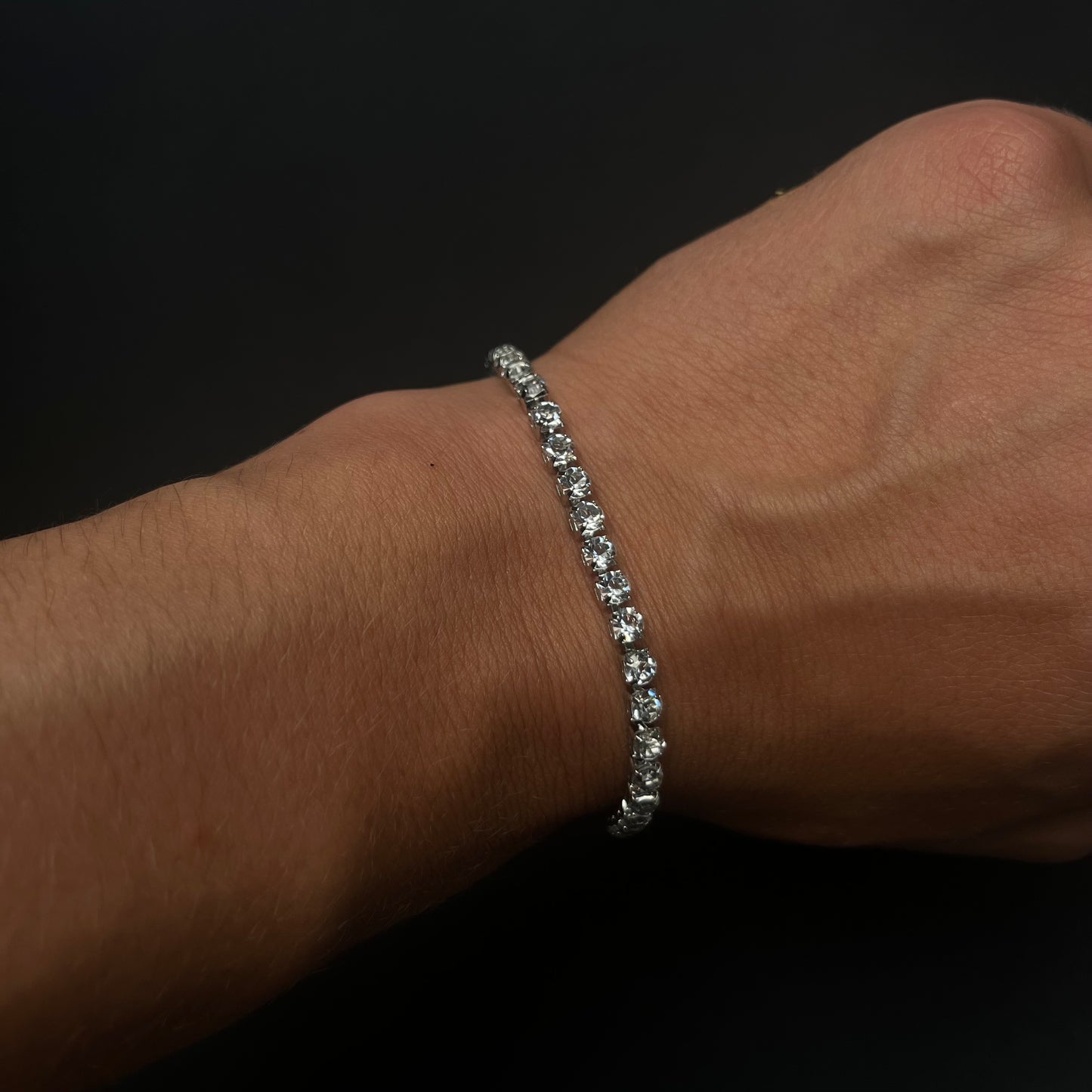 Square Tennis Bracelet
